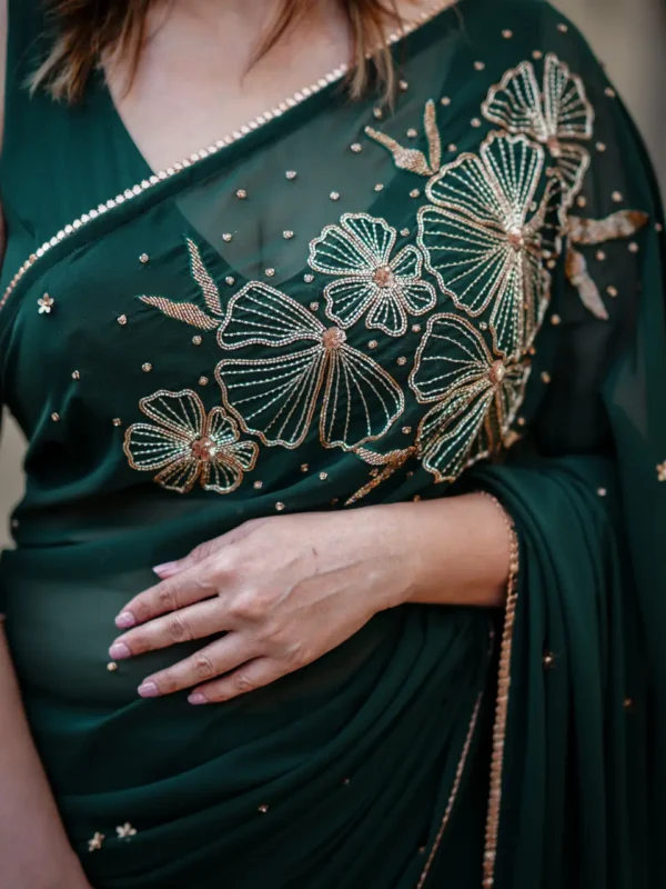 Embroidery Designer Sarees - Image 4
