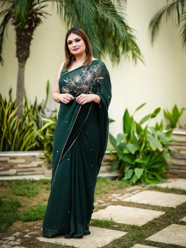 Embroidery Designer Sarees - Image 2