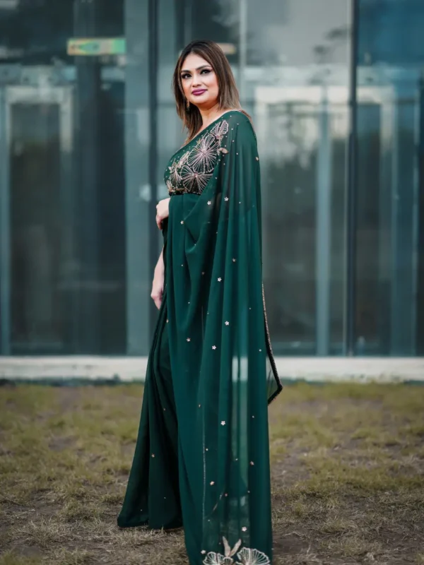 Embroidery Designer Sarees - Image 3